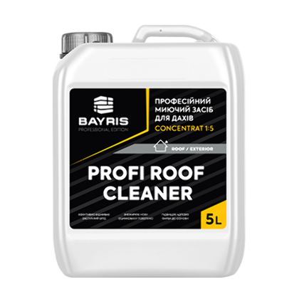 Професійний миючий засіб для дахів "Profi Roof Cleaner". Concentrat 1:5