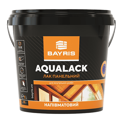 Лак панельний "AQUALACK" (Напівматовий)