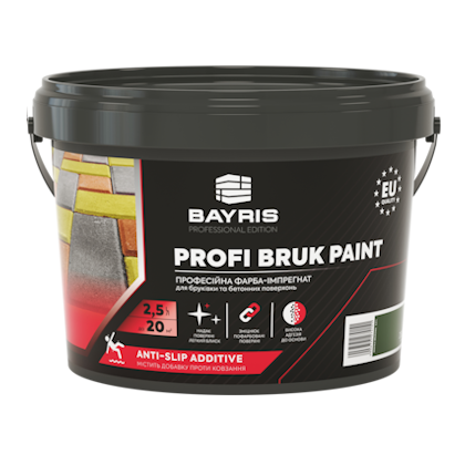 Професійна фарба-імпрегнат для бруківки та бетонних поверхонь "Profi Bruk Paint"