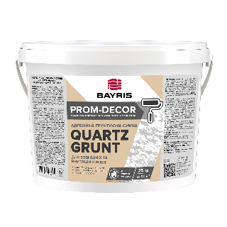 Адгезійна ґрунтуюча суміш “Quartz Grunt”. PROM-DECOR